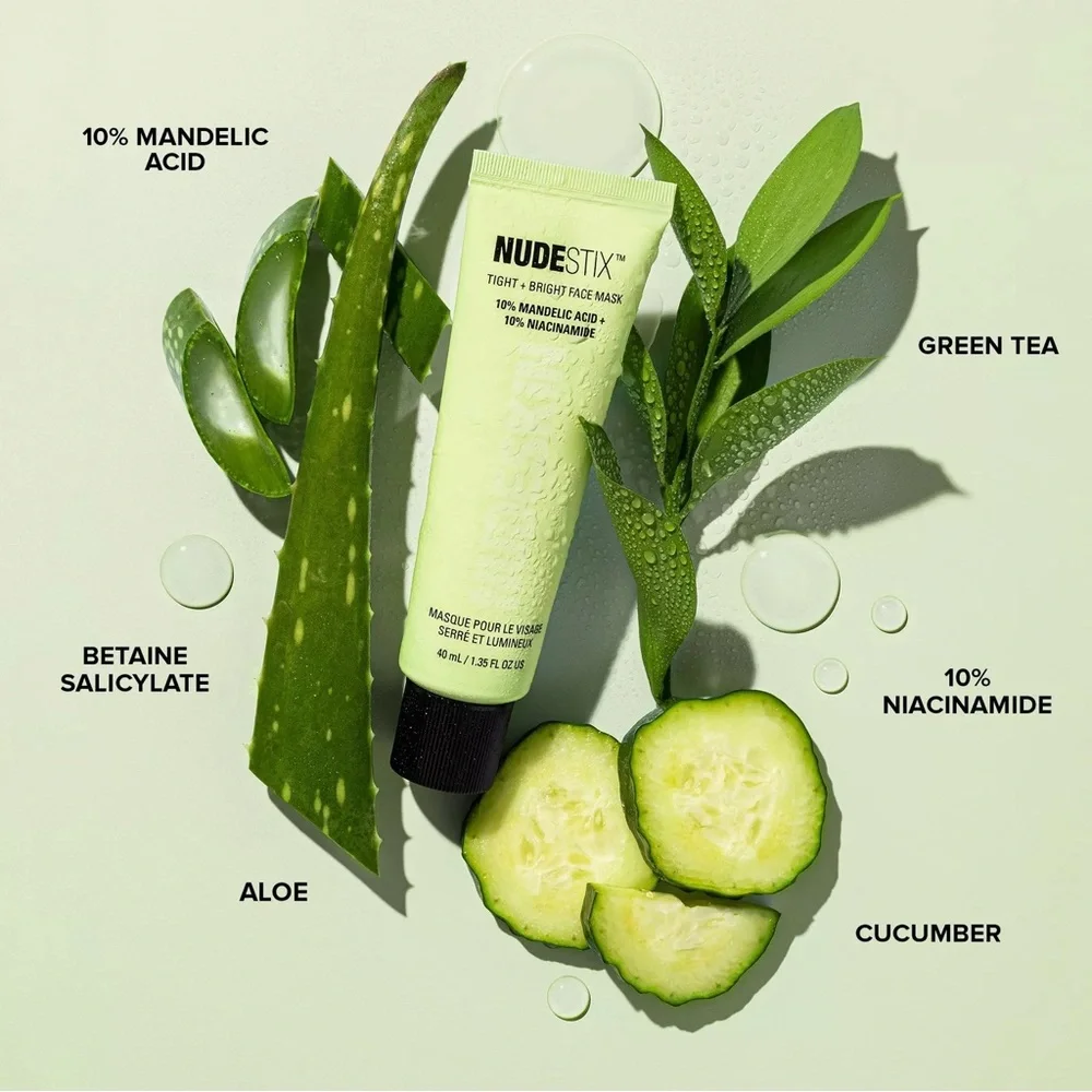 NUDESKIN Tight + Bright Face Mask-7ML